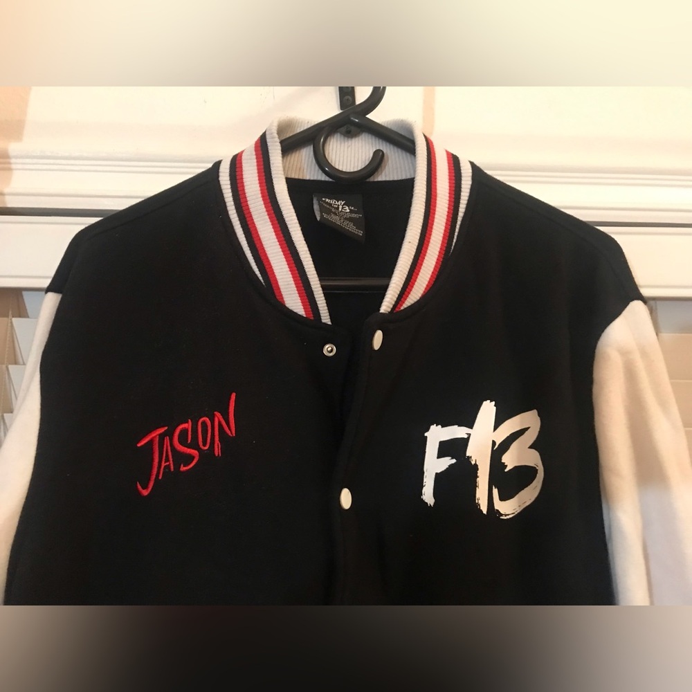 Mens Friday the 13th Letterman Jacket - Picture 2 of 9